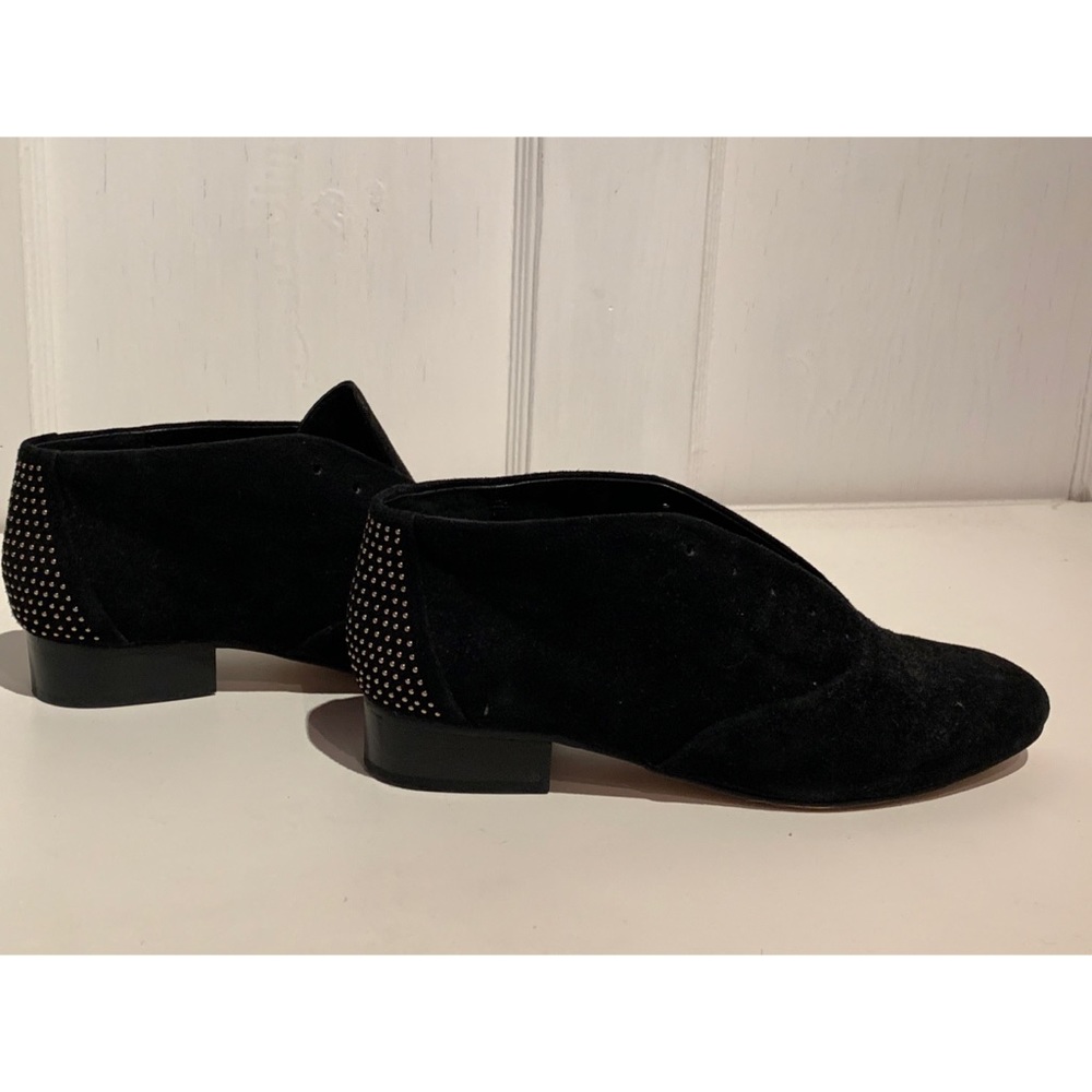 Rebecca Minkoff studded black slip on ankle boot 8